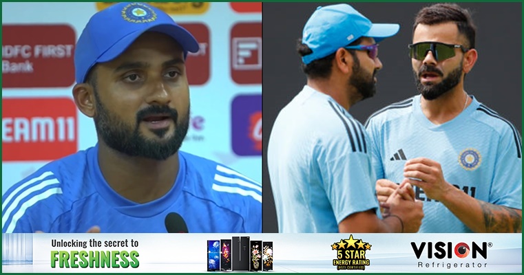 রোহিত-কোহলিদের নিবেদন এবং পরিশ্রমে মুগ্ধ আকাশ